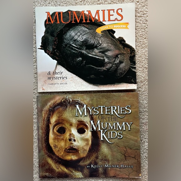 Lot of 2 Children’s Paperback Mummy Books MYSTERIES OF THE MUMMY KIDS Vintage - Picture 1 of 5